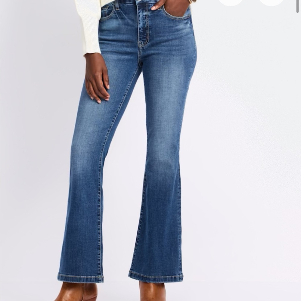 Stylish Blue Flare Women's Jeans